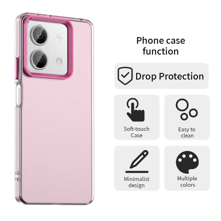 For Redmi Note 13 5G Candy PC Hybrid TPU Shockproof Phone Case