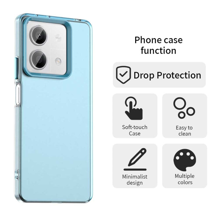 For Redmi Note 13 5G Candy PC Hybrid TPU Shockproof Phone Case