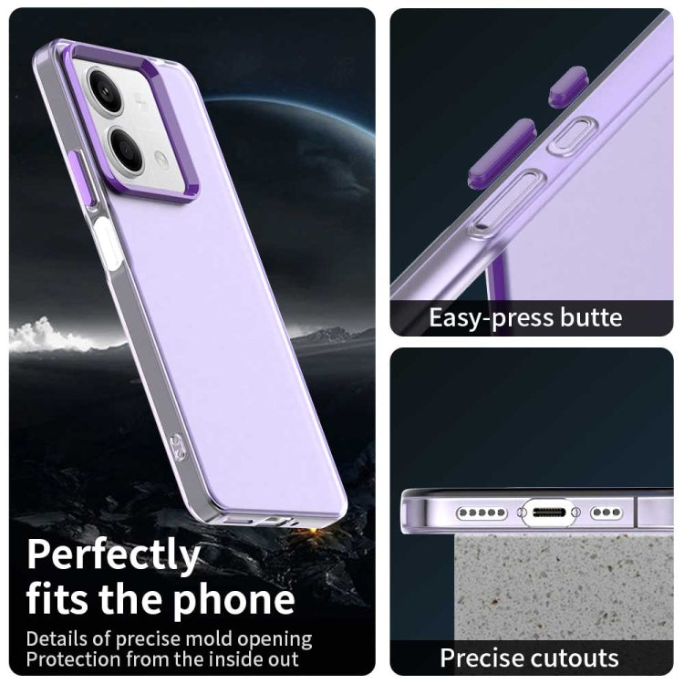 For Redmi Note 13 5G Candy PC Hybrid TPU Shockproof Phone Case