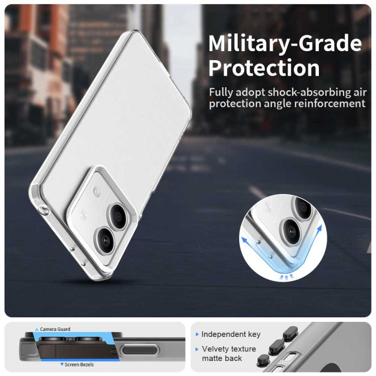 For Redmi Note 13R Pro Candy PC Hybrid TPU Shockproof Phone Case