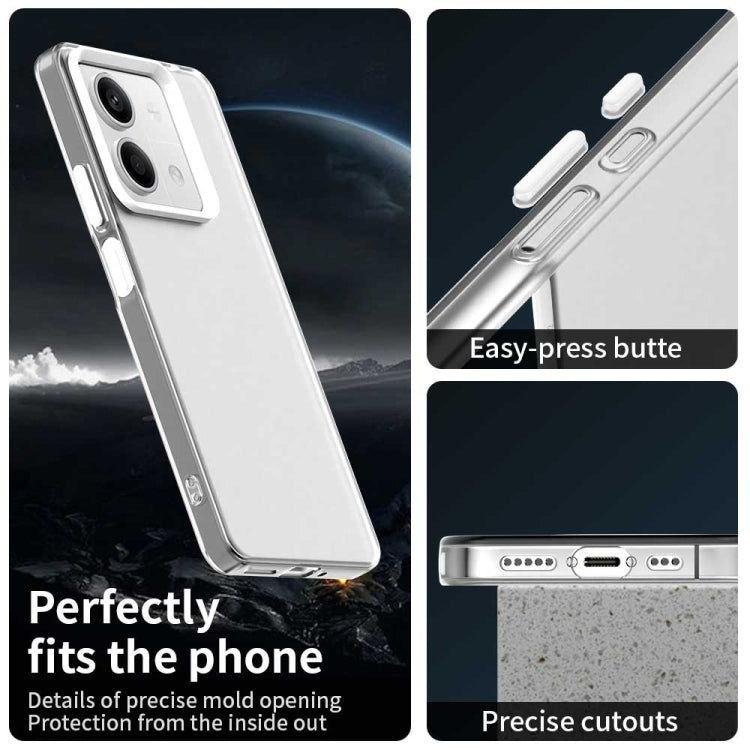 For Redmi Note 13R Pro Candy PC Hybrid TPU Shockproof Phone Case