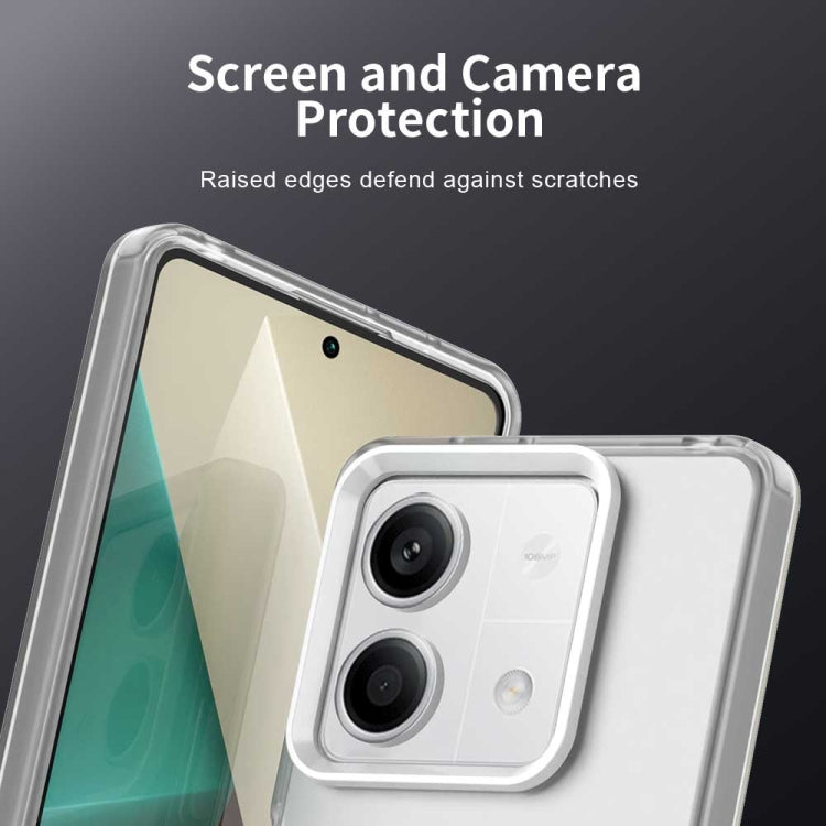 For Redmi Note 13R Pro Candy PC Hybrid TPU Shockproof Phone Case