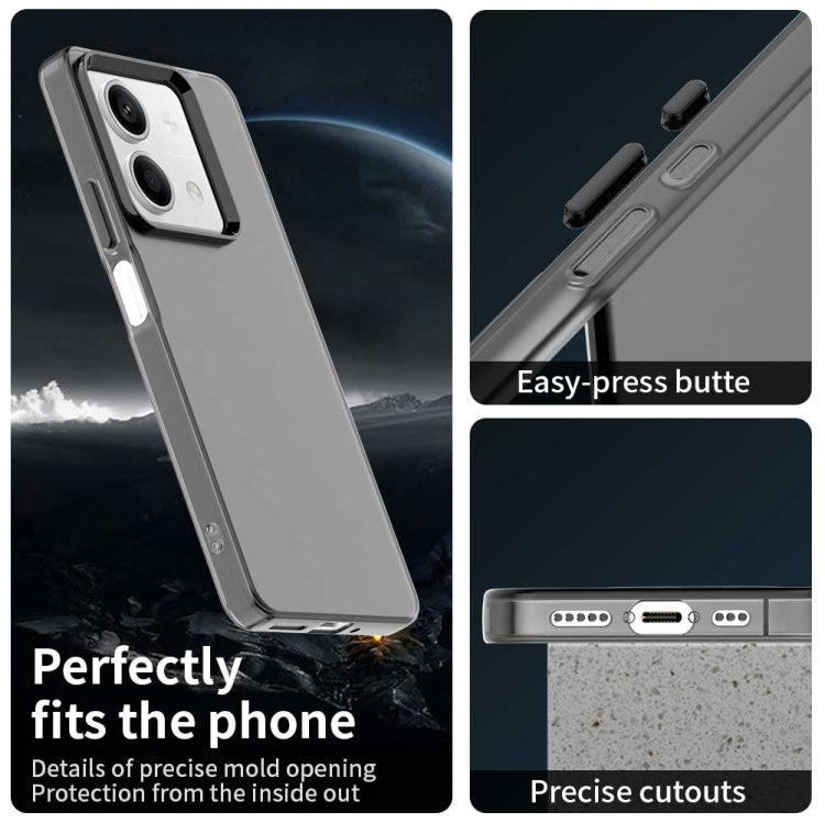 For Redmi Note 13R Pro Candy PC Hybrid TPU Shockproof Phone Case