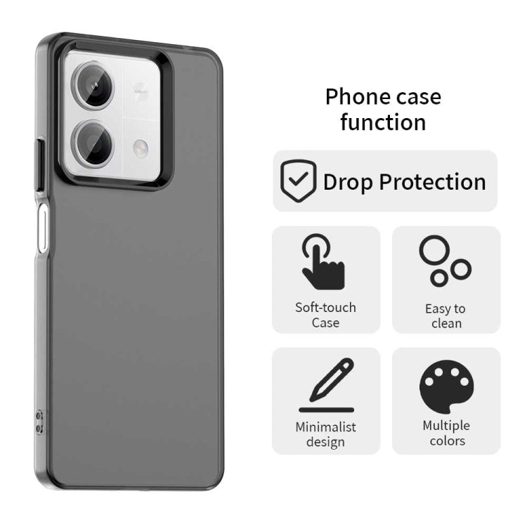 For Redmi Note 13R Pro Candy PC Hybrid TPU Shockproof Phone Case