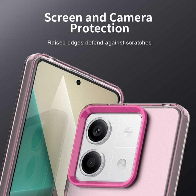 For Redmi Note 13R Pro Candy PC Hybrid TPU Shockproof Phone Case