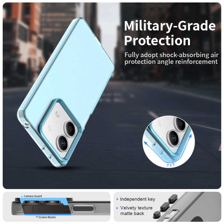 For Redmi Note 13R Pro Candy PC Hybrid TPU Shockproof Phone Case