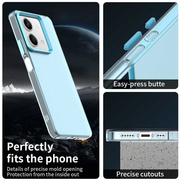 For Redmi Note 13R Pro Candy PC Hybrid TPU Shockproof Phone Case