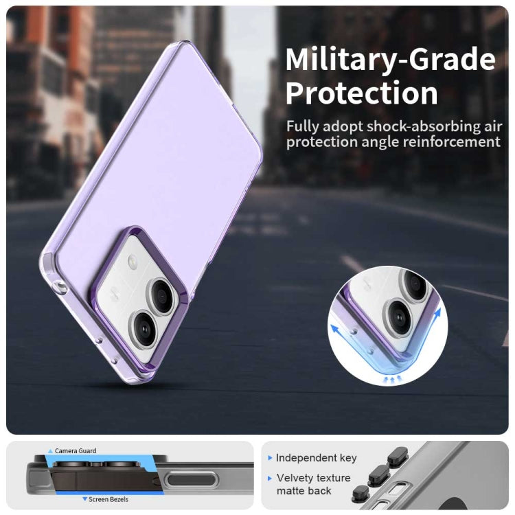 For Redmi Note 13R Pro Candy PC Hybrid TPU Shockproof Phone Case