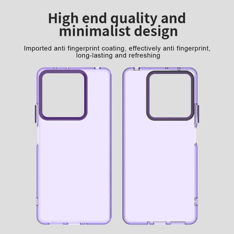 For Redmi Note 13R Pro Candy PC Hybrid TPU Shockproof Phone Case