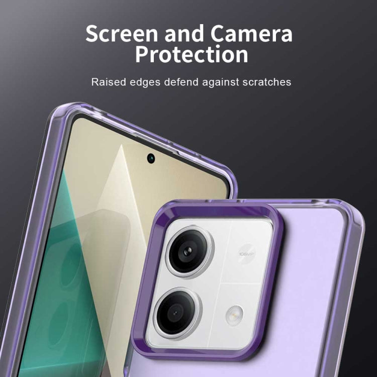 For Redmi Note 13R Pro Candy PC Hybrid TPU Shockproof Phone Case