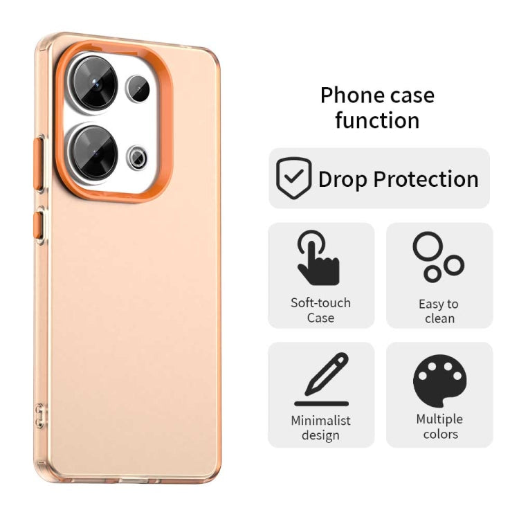 For Redmi Note 13 Pro 4G Candy PC Hybrid TPU Shockproof Phone Case