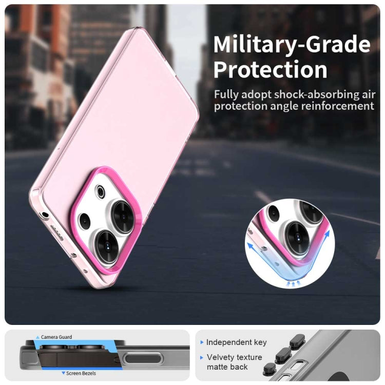 For Redmi Note 13 Pro 4G Candy PC Hybrid TPU Shockproof Phone Case