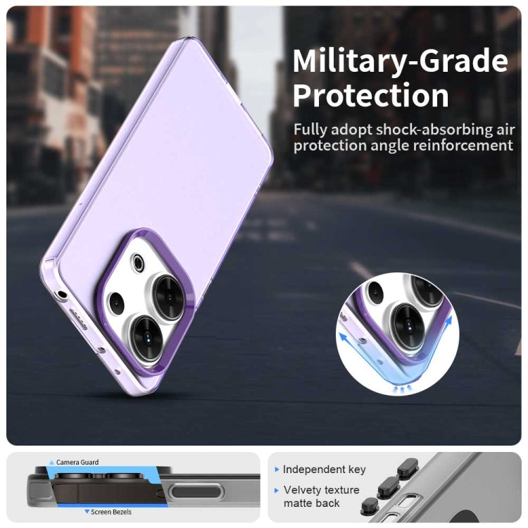 For Redmi Note 13 Pro 4G Candy PC Hybrid TPU Shockproof Phone Case