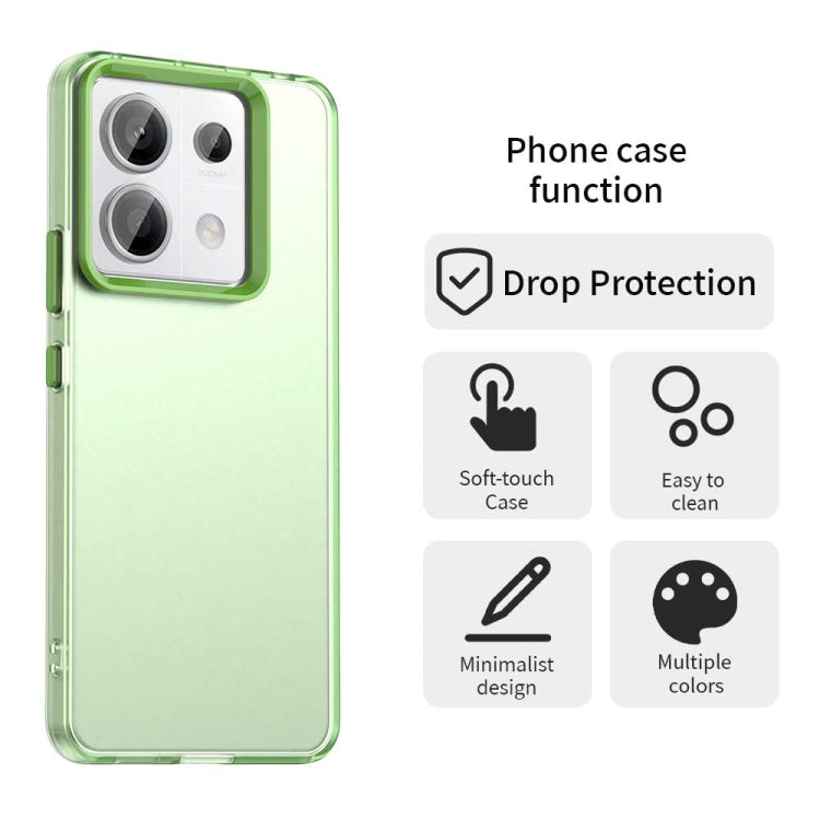 For Redmi Note 13 Pro 5G Candy PC Hybrid TPU Shockproof Phone Case