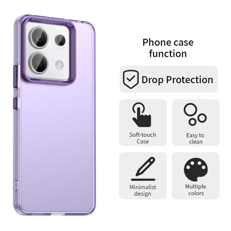 For Redmi Note 13 Pro 5G Candy PC Hybrid TPU Shockproof Phone Case