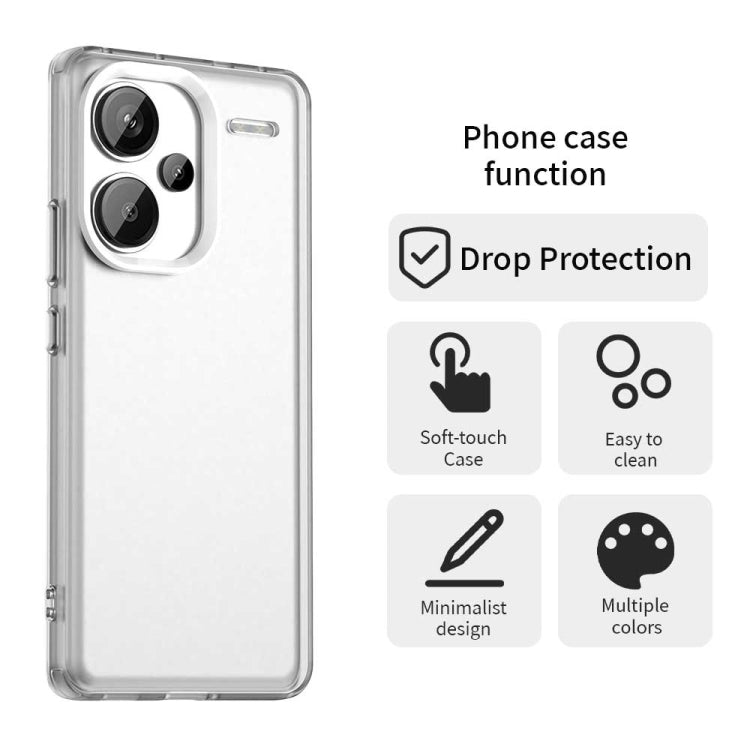 For Redmi Note 13 Pro+ Candy PC Hybrid TPU Shockproof Phone Case
