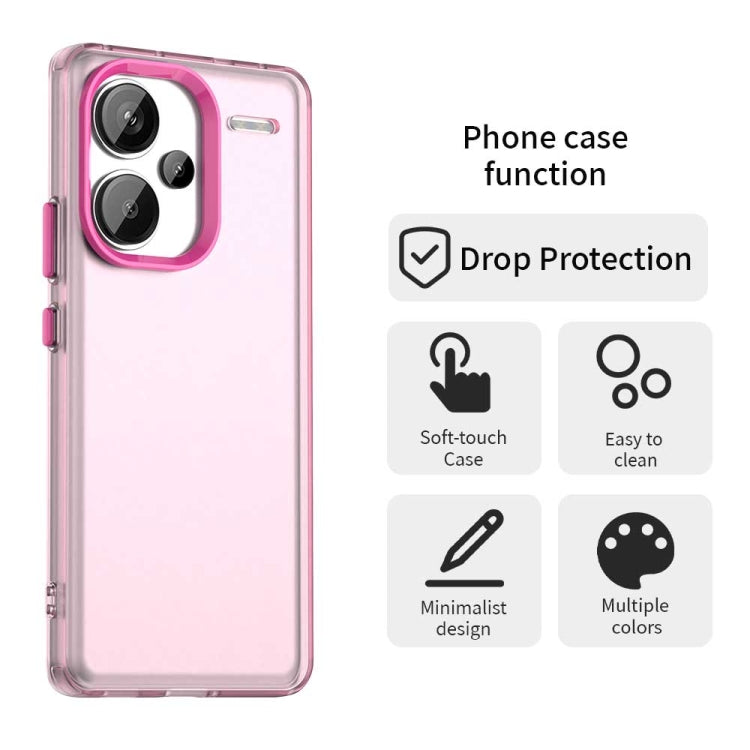 For Redmi Note 13 Pro+ Candy PC Hybrid TPU Shockproof Phone Case