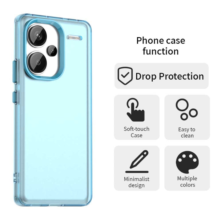 For Redmi Note 13 Pro+ Candy PC Hybrid TPU Shockproof Phone Case