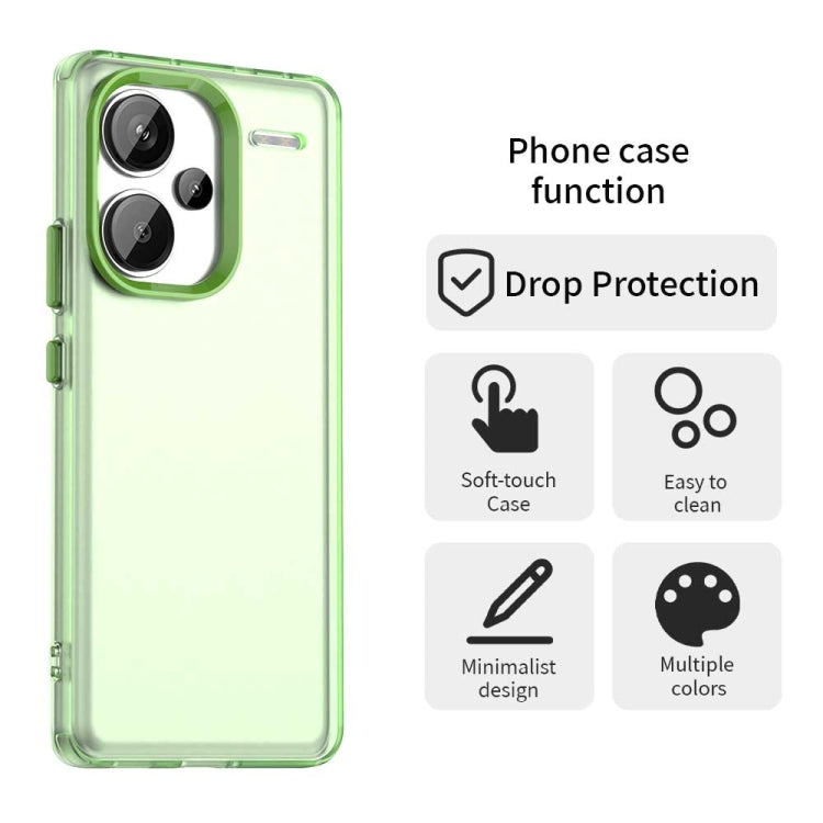For Redmi Note 13 Pro+ Candy PC Hybrid TPU Shockproof Phone Case