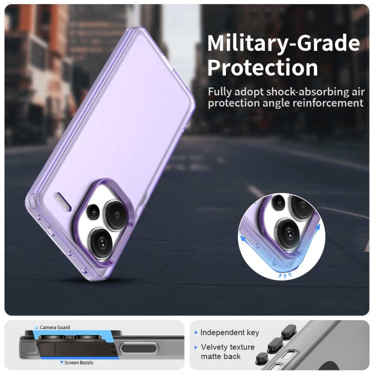 For Redmi Note 13 Pro+ Candy PC Hybrid TPU Shockproof Phone Case