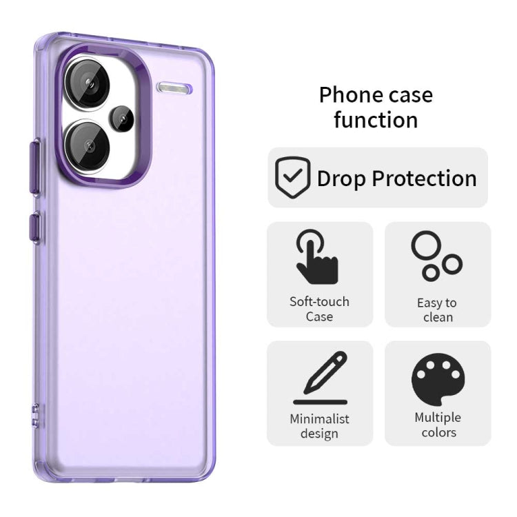 For Redmi Note 13 Pro+ Candy PC Hybrid TPU Shockproof Phone Case