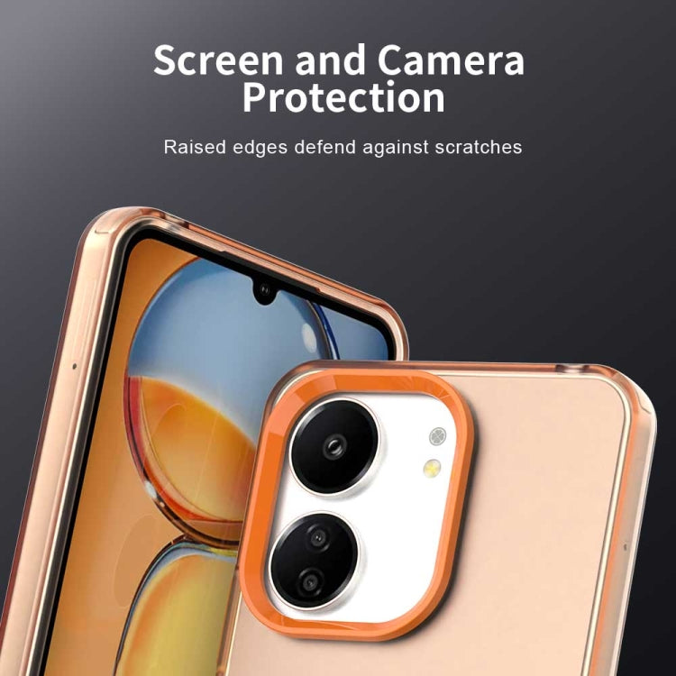 For Redmi 13C 4G Candy PC Hybrid TPU Shockproof Phone Case