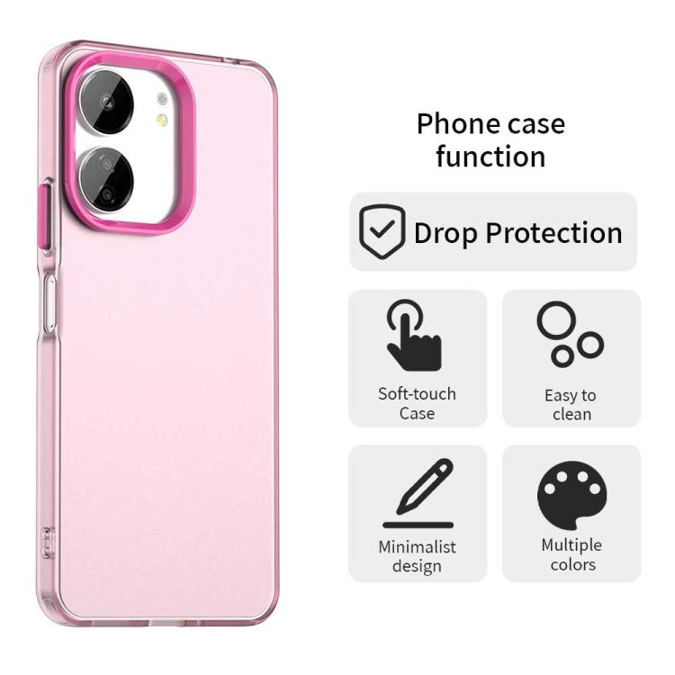 For Redmi 13C 4G Candy PC Hybrid TPU Shockproof Phone Case