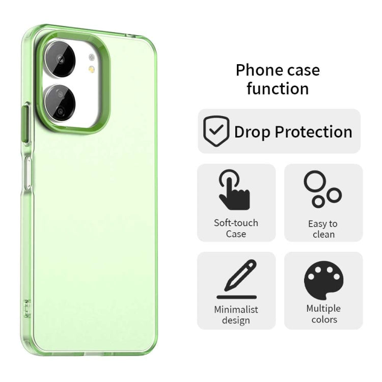 For Redmi 13R 5G Candy PC Hybrid TPU Shockproof Phone Case