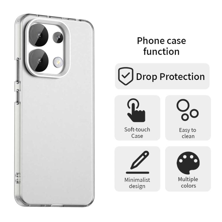 For Redmi Note 13 4G Candy PC Hybrid TPU Shockproof Phone Case