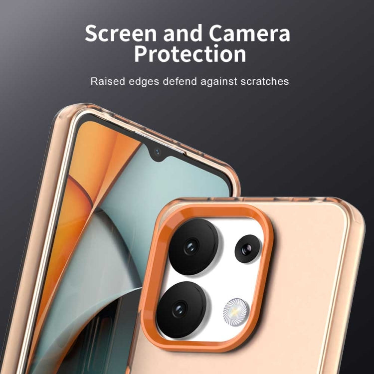 For Redmi Note 13 4G Candy PC Hybrid TPU Shockproof Phone Case