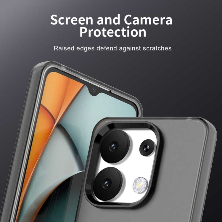 For Redmi Note 13 4G Candy PC Hybrid TPU Shockproof Phone Case