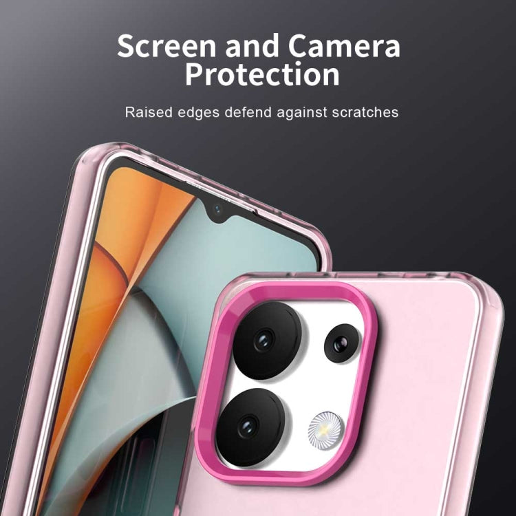 For Redmi Note 13 4G Candy PC Hybrid TPU Shockproof Phone Case
