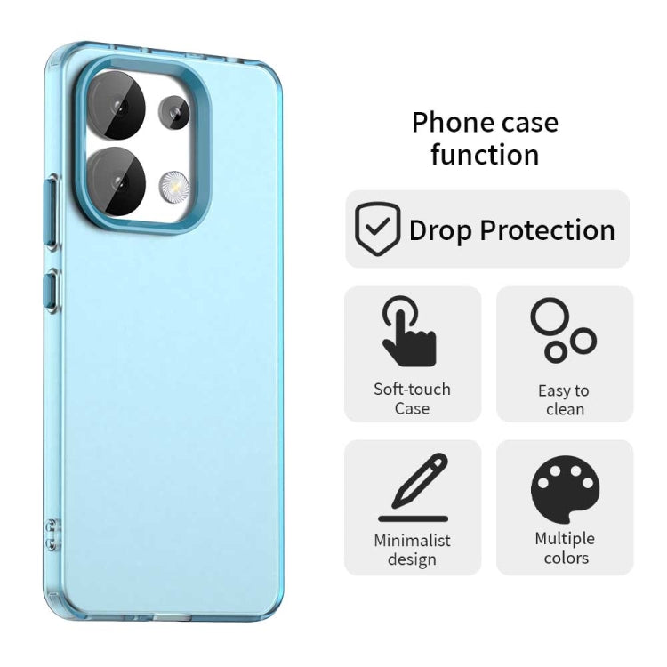 For Redmi Note 13 4G Candy PC Hybrid TPU Shockproof Phone Case