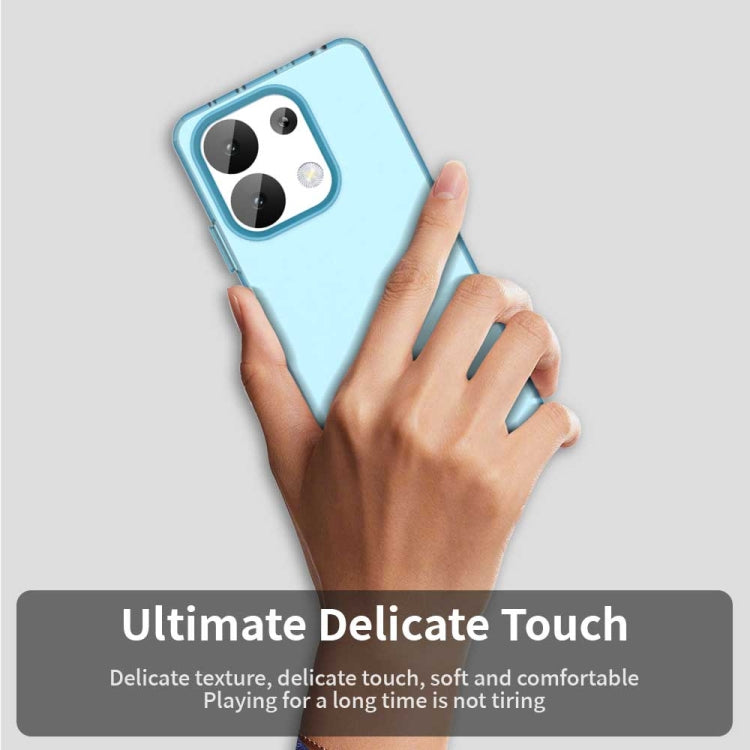 For Redmi Note 13 4G Candy PC Hybrid TPU Shockproof Phone Case