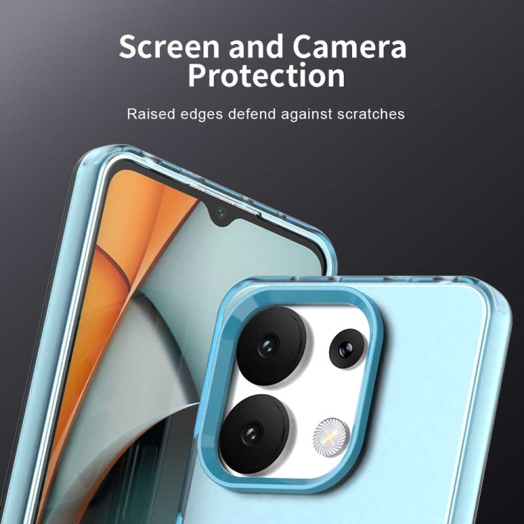 For Redmi Note 13 4G Candy PC Hybrid TPU Shockproof Phone Case