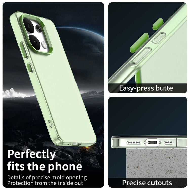 For Redmi Note 13 4G Candy PC Hybrid TPU Shockproof Phone Case
