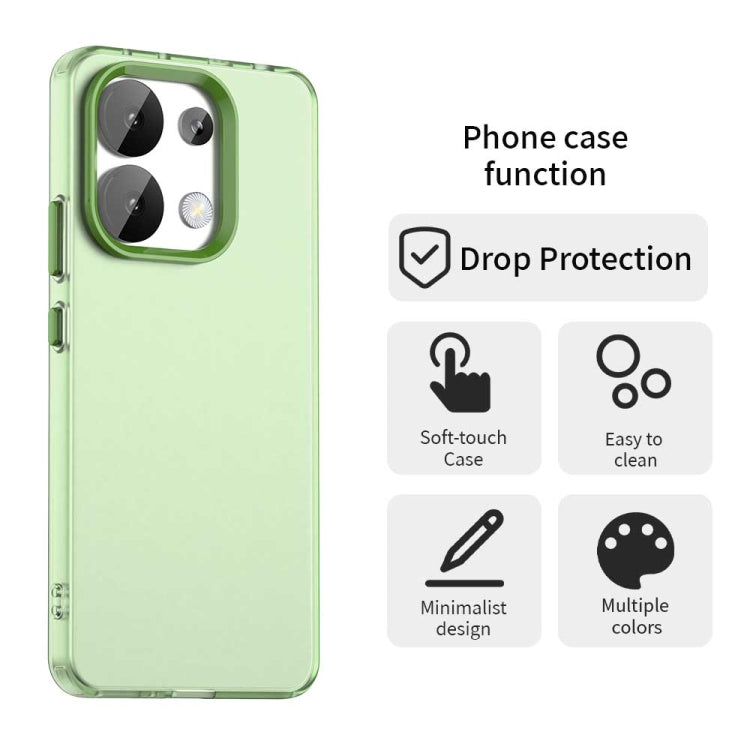 For Redmi Note 13 4G Candy PC Hybrid TPU Shockproof Phone Case