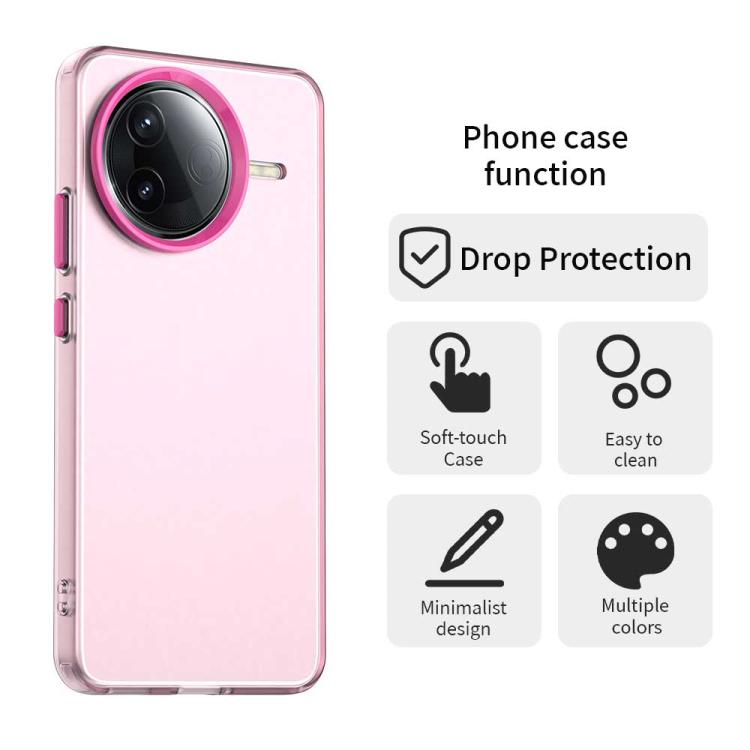 For Redmi K80 / Xiaomi Poco F7 Pro Candy PC Hybrid TPU Shockproof Phone Case