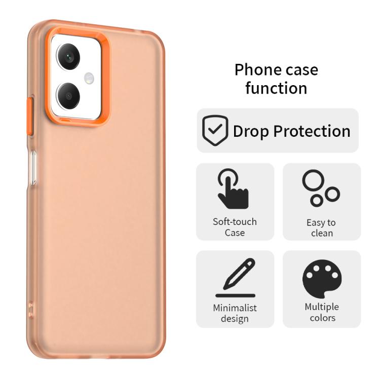 For Redmi Note 12 5G Global / Poco X5 Candy PC Hybrid TPU Shockproof Phone Case