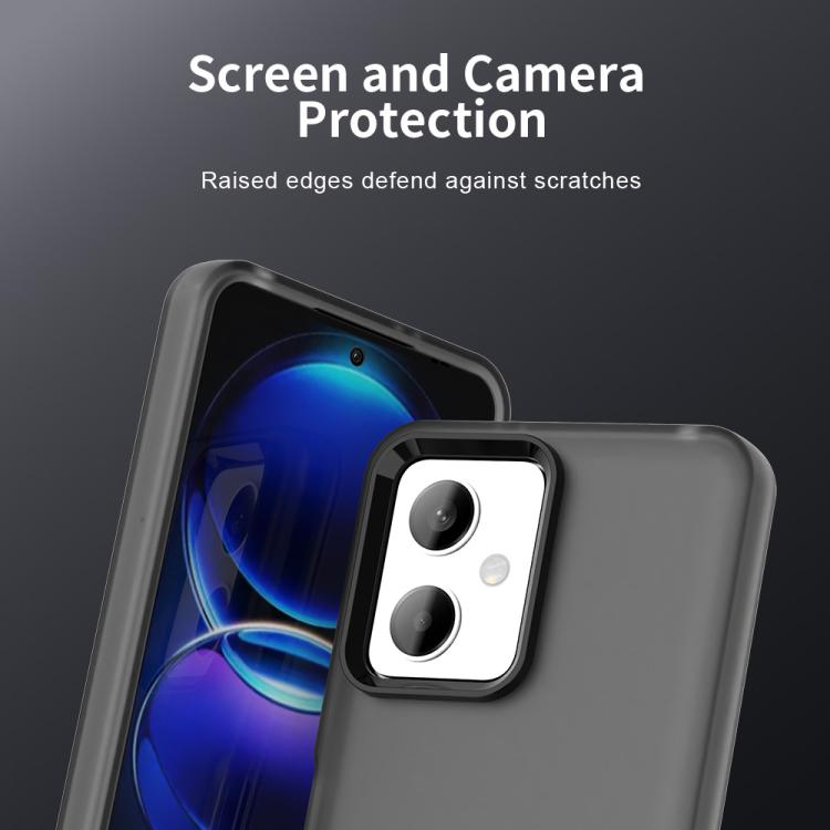 For Redmi Note 12 5G Global / Poco X5 Candy PC Hybrid TPU Shockproof Phone Case