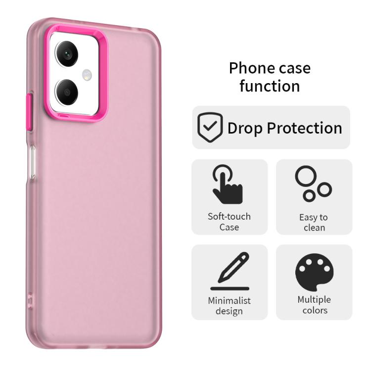 For Redmi Note 12 5G Global / Poco X5 Candy PC Hybrid TPU Shockproof Phone Case