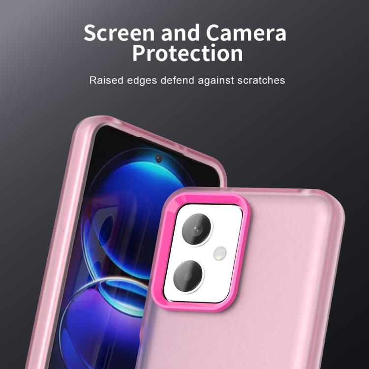 For Redmi Note 12 5G Global / Poco X5 Candy PC Hybrid TPU Shockproof Phone Case
