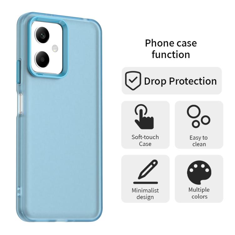 For Redmi Note 12 5G Global / Poco X5 Candy PC Hybrid TPU Shockproof Phone Case