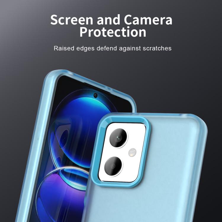 For Redmi Note 12 5G Global / Poco X5 Candy PC Hybrid TPU Shockproof Phone Case