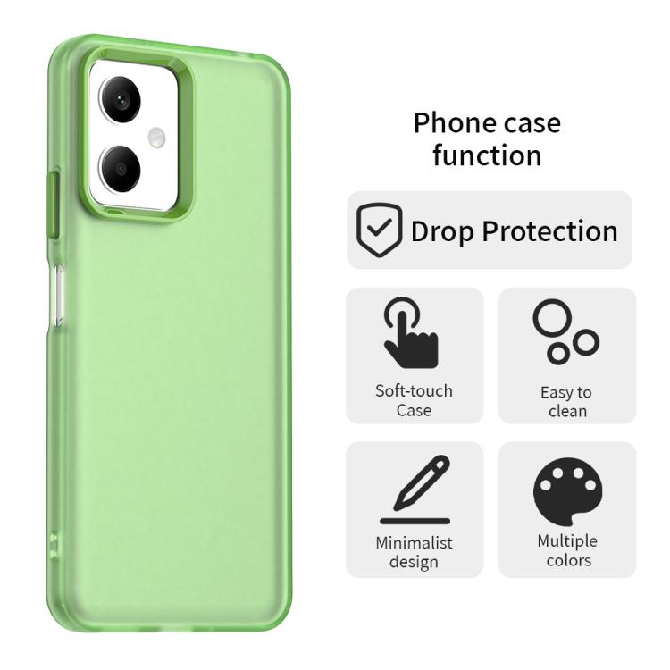 For Redmi Note 12 5G Global / Poco X5 Candy PC Hybrid TPU Shockproof Phone Case