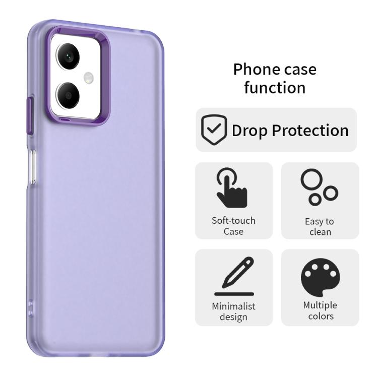 For Redmi Note 12 5G Global / Poco X5 Candy PC Hybrid TPU Shockproof Phone Case