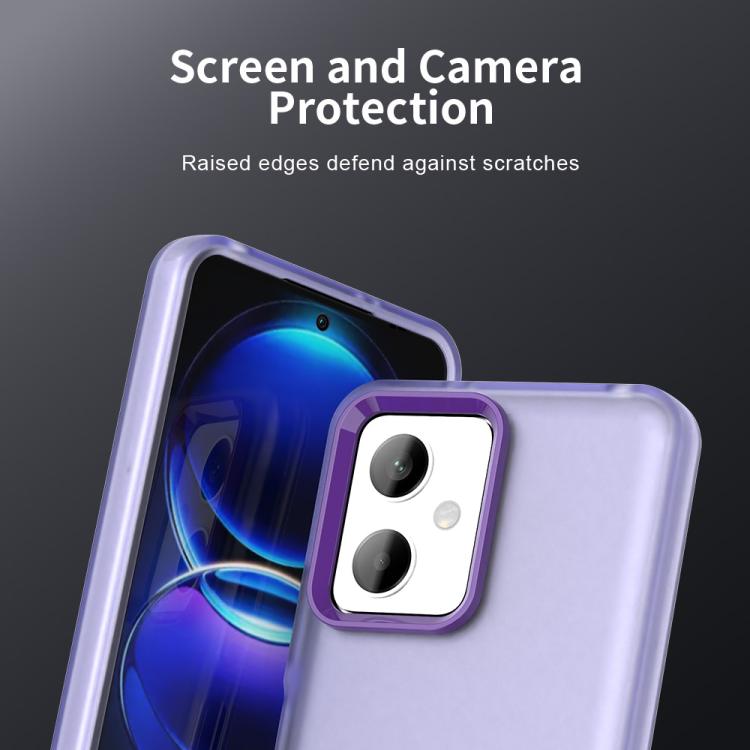 For Redmi Note 12 5G Global / Poco X5 Candy PC Hybrid TPU Shockproof Phone Case