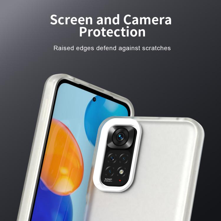 For Redmi Note 11 Global / Note 11S 4G Candy PC Hybrid TPU Shockproof Phone Case