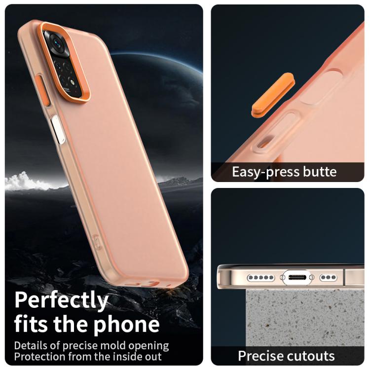 For Redmi Note 11 Global / Note 11S 4G Candy PC Hybrid TPU Shockproof Phone Case