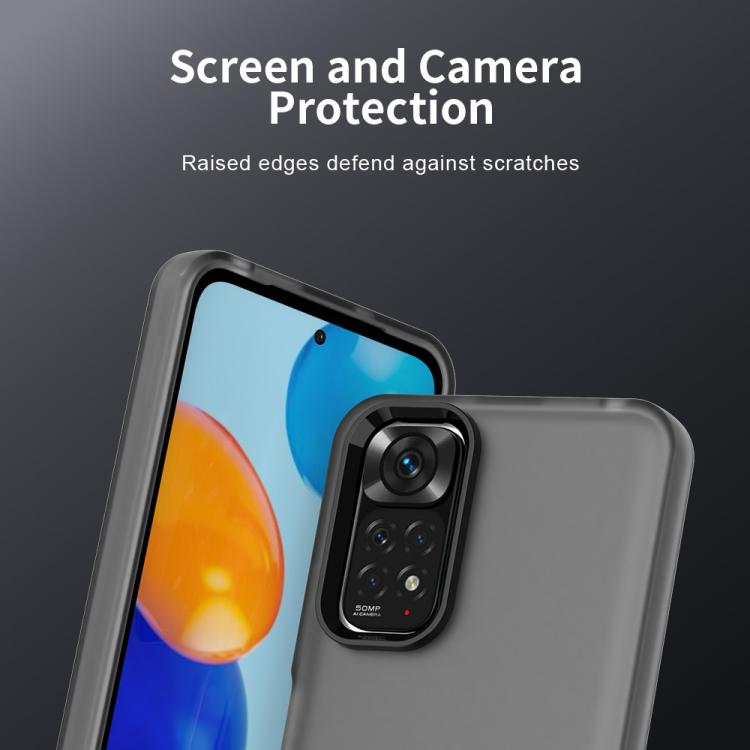 For Redmi Note 11 Global / Note 11S 4G Candy PC Hybrid TPU Shockproof Phone Case